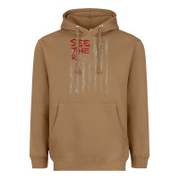 Toasted Coconut Seether Bone Flag Heavyweight Hoodie - ArtMosaic