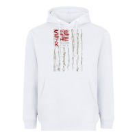 White Seether Bone Flag Heavyweight Hoodie - ArtMosaic