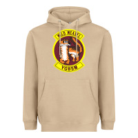 Mushroom Air Force Wild Weasel YGBSM Heavyweight Hoodie - ArtMosaic