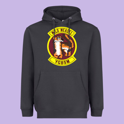 Air Force Wild Weasel Ygbsm Heavyweight Hoodie Designed By Artmosaic