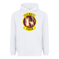 White Air Force Wild Weasel YGBSM Heavyweight Hoodie - ArtMosaic