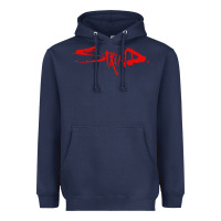 Navy staind Heavyweight Hoodie - ArtMosaic