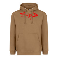 Toasted Coconut staind Heavyweight Hoodie - ArtMosaic