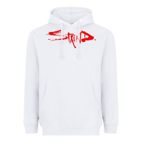 White staind Heavyweight Hoodie - ArtMosaic