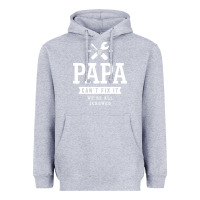 Heather Grey If Papa Can't Fix It We're All Screwed - Fathers Day Heavyweight Hoodie - ArtMosaic