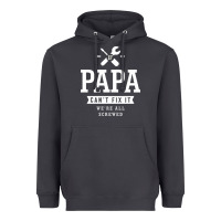 If Papa Can't Fix It We're All Screwed - Fathers Day Heavyweight Hoodie | Teevron
