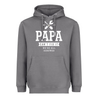 Storm If Papa Can't Fix It We're All Screwed - Fathers Day Heavyweight Hoodie - ArtMosaic