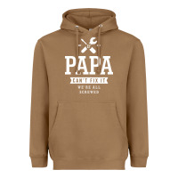 Toasted Coconut If Papa Can't Fix It We're All Screwed - Fathers Day Heavyweight Hoodie - ArtMosaic