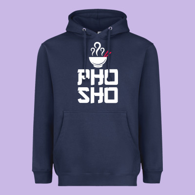 Pho Sho Foodie Asian Food Humor Chopsticks Funny Heavyweight Hoodie Designed By Artmosaic