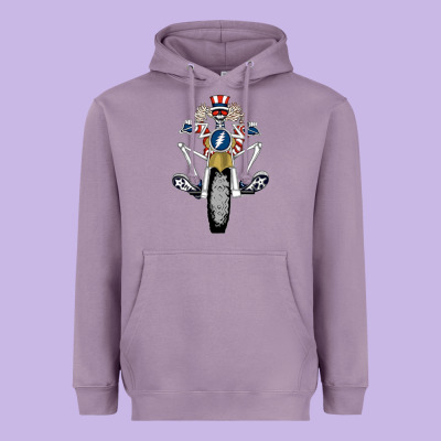 Grateful Motor Ber Heavyweight Hoodie Designed By Artmosaic