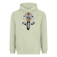 Matcha grateful motor ber Heavyweight Hoodie - ArtMosaic