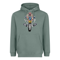 Sage grateful motor ber Heavyweight Hoodie - ArtMosaic