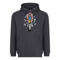Smoke grateful motor ber Heavyweight Hoodie - ArtMosaic