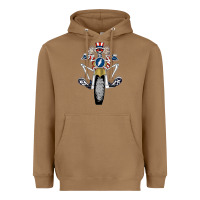 Toasted Coconut grateful motor ber Heavyweight Hoodie - ArtMosaic