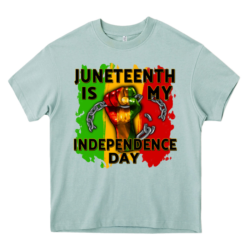 Juneteenth Is My Independence Day Cowgirl Heavy Core Tee by CowGirlArtShop | Teevron