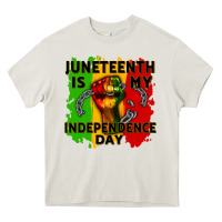 Cream juneteenth is my independence day cowgirl Heavy Core Tee - CowGirlArtShop