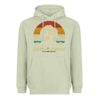 Matcha Golden Retriever Dog Life is golden retro vintage Heavyweight Hoodie - ArtMosaic