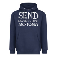Navy Warren Zevon Send Lawyers Guns and Money Music Shirt Heavyweight Hoodie - ArtMosaic