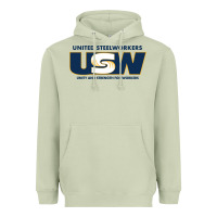 Matcha United Steelworkers - Unity and Strength for Worke Heavyweight Hoodie - ArtMosaic