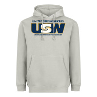 Moon Dust United Steelworkers - Unity and Strength for Worke Heavyweight Hoodie - ArtMosaic