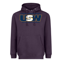 Plum United Steelworkers - Unity and Strength for Worke Heavyweight Hoodie - ArtMosaic