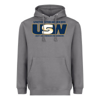 Storm United Steelworkers - Unity and Strength for Worke Heavyweight Hoodie - ArtMosaic