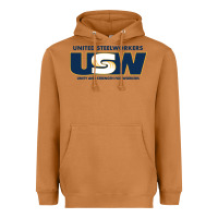 Meerkat United Steelworkers - Unity and Strength for Worke Heavyweight Hoodie - ArtMosaic