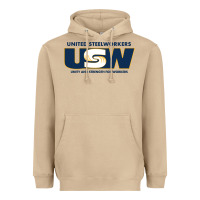 Mushroom United Steelworkers - Unity and Strength for Worke Heavyweight Hoodie - ArtMosaic