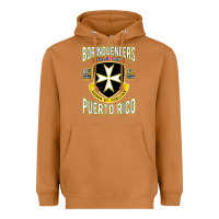 Meerkat Borinqueneers Puerto Rico Flag Honor Et Fidelitas Heavyweight Hoodie - ArtMosaic