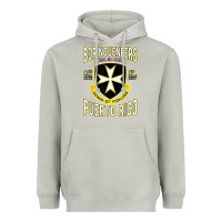 Moon Dust Borinqueneers Puerto Rico Flag Honor Et Fidelitas Heavyweight Hoodie - ArtMosaic