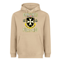 Mushroom Borinqueneers Puerto Rico Flag Honor Et Fidelitas Heavyweight Hoodie - ArtMosaic