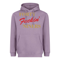 Lavender forty fvckin' niners Heavyweight Hoodie - ArtMosaic
