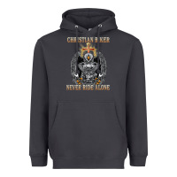 Smoke jesus christian biker never ride alone Heavyweight Hoodie - ArtMosaic