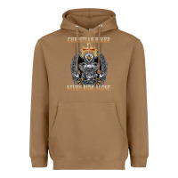 Toasted Coconut jesus christian biker never ride alone Heavyweight Hoodie - ArtMosaic