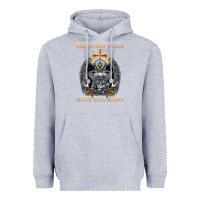 Heather Grey jesus christian biker never ride alone Heavyweight Hoodie - ArtMosaic