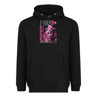Black Pink Panther Heavyweight Hoodie - ArtMosaic