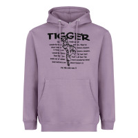 Lavender tigger if the only one Heavyweight Hoodie - ArtMosaic