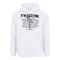 White tigger if the only one Heavyweight Hoodie - ArtMosaic