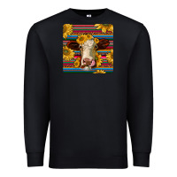 Black serape hereford coaster Premium Sweatshirt - JahusDesignShop