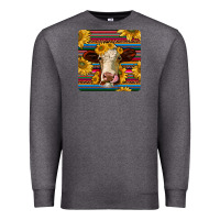 Charcoal Heather serape hereford coaster Premium Sweatshirt - JahusDesignShop