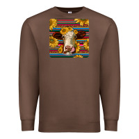 Chestnut serape hereford coaster Premium Sweatshirt - JahusDesignShop