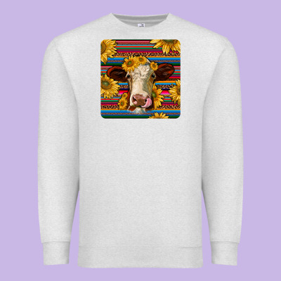 Serape Hereford Coaster Premium Sweatshirt Designed By Jahusdesignshop