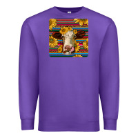 Purple serape hereford coaster Premium Sweatshirt - JahusDesignShop