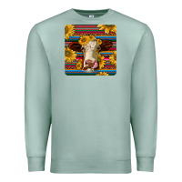Seafoam serape hereford coaster Premium Sweatshirt - JahusDesignShop
