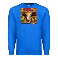 True Royal serape hereford coaster Premium Sweatshirt - JahusDesignShop