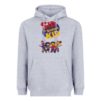 Heather Grey Sid The Science Kid boyfriend Heavyweight Hoodie - ArtMosaic