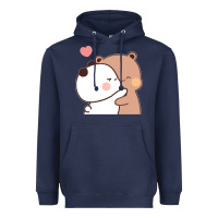 Navy Bubu Dudu Heavyweight Hoodie - ArtMosaic