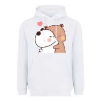 White Bubu Dudu Heavyweight Hoodie - ArtMosaic