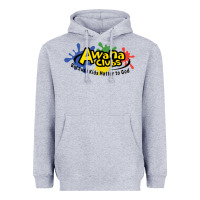 Heather Grey Vintage-Awana clubs Heavyweight Hoodie - ArtMosaic