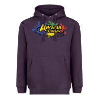 Plum Vintage-Awana clubs Heavyweight Hoodie - ArtMosaic
